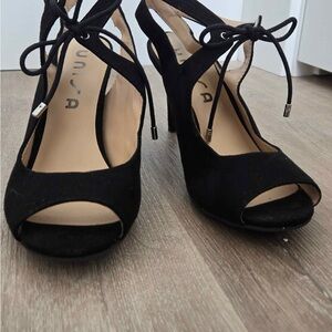 Unisa Black Women's Heels
